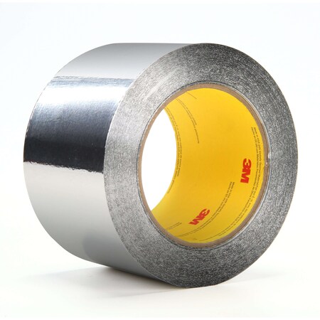 3M Aluminum Foil Tape 34383, Silver, 3 In X 60 Yd, 4.5 Mil 7010331864